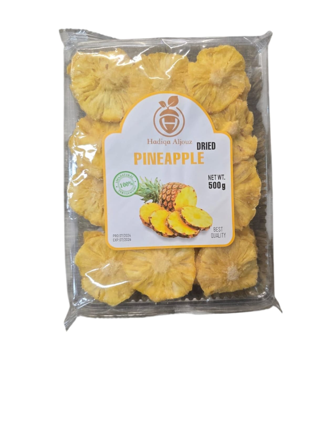 Dried Pineapple slices 500g
