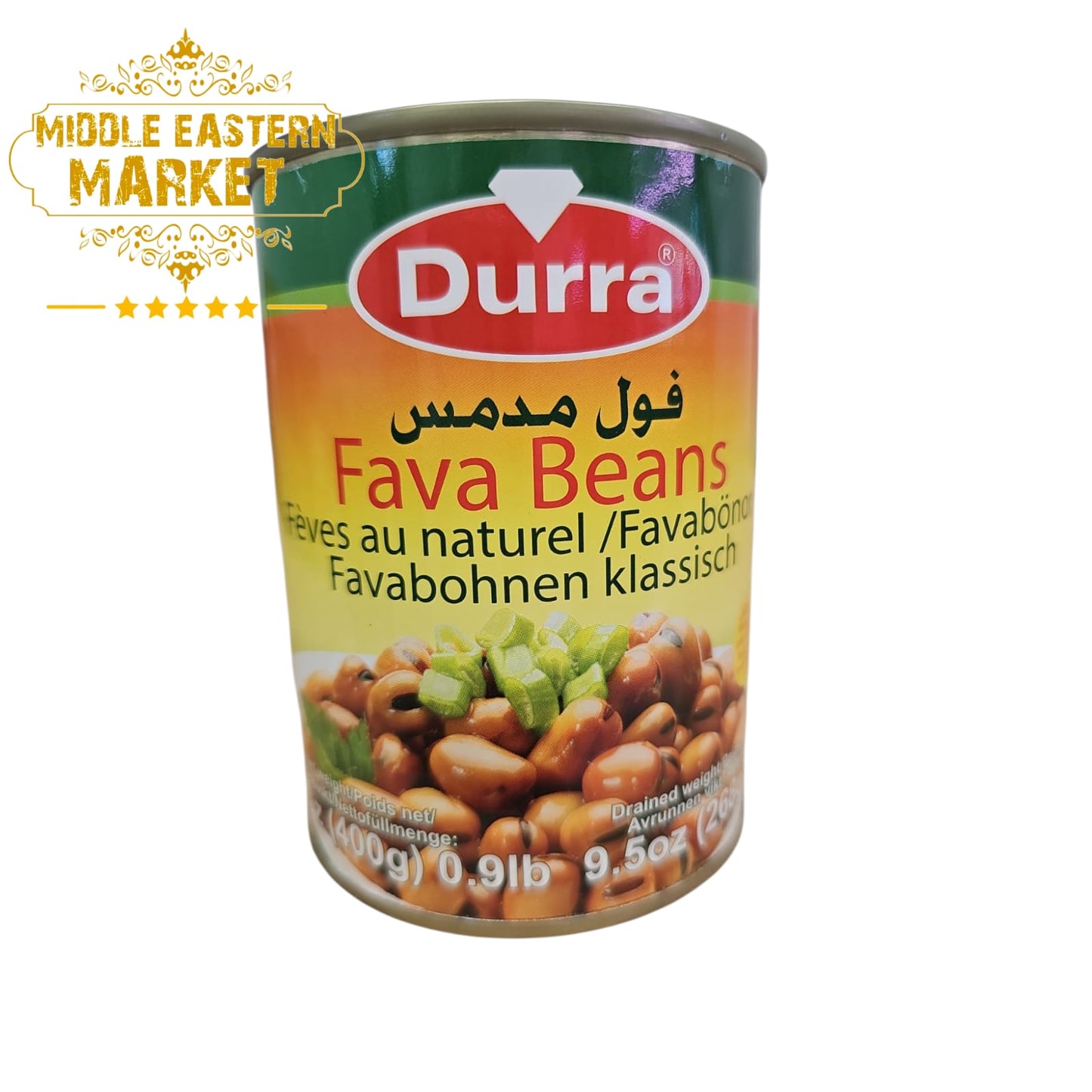 Durra Plain Fava Beans 400g