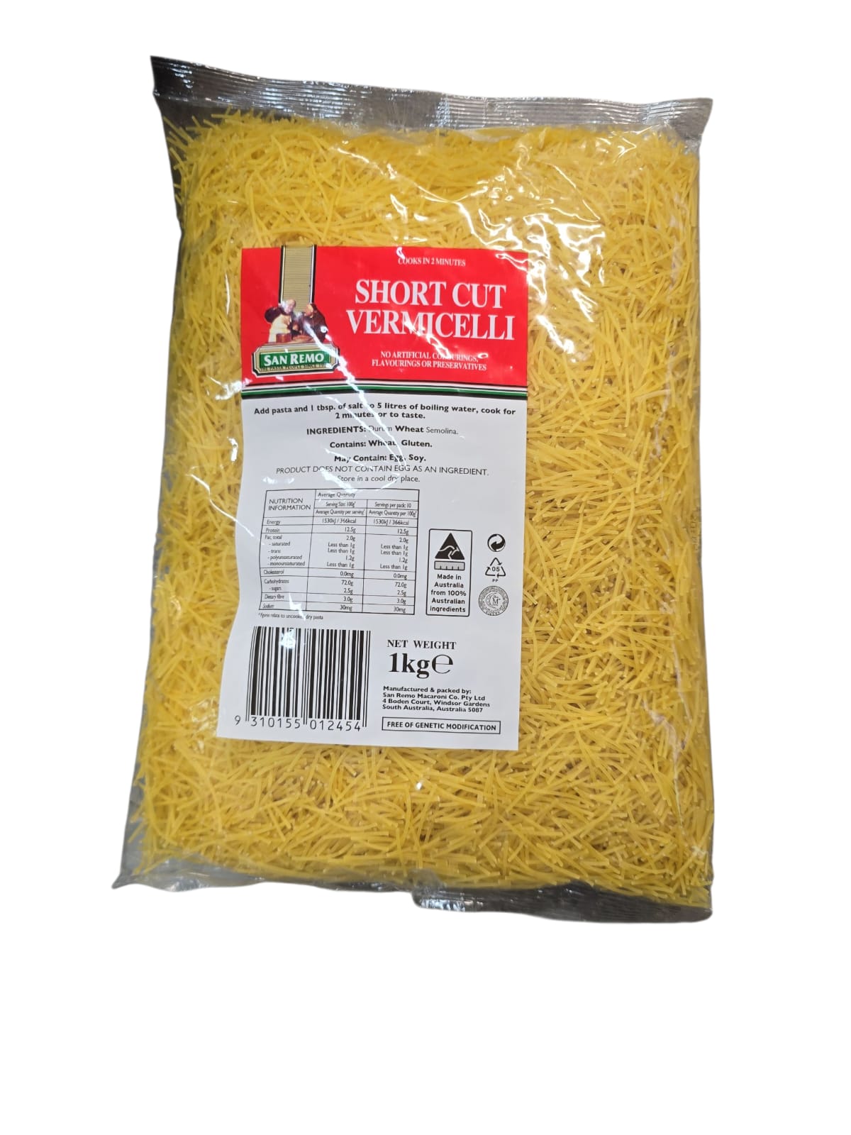 short cut vermicelli 1kg