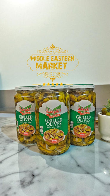 ALGOTA Grilled Green Olives 900g in Olive Oil