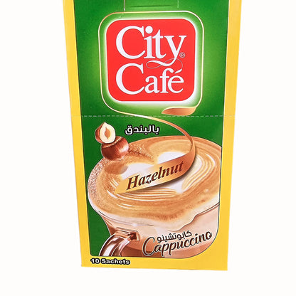 City Cafe Cappuccino Hazelnuts flavor *12 in pack
